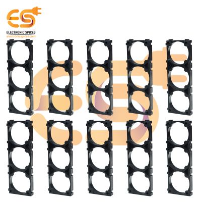 32650 Triple Lithium Battery Spacer Hard Plastic Holder for DIY Battery Pack of 10